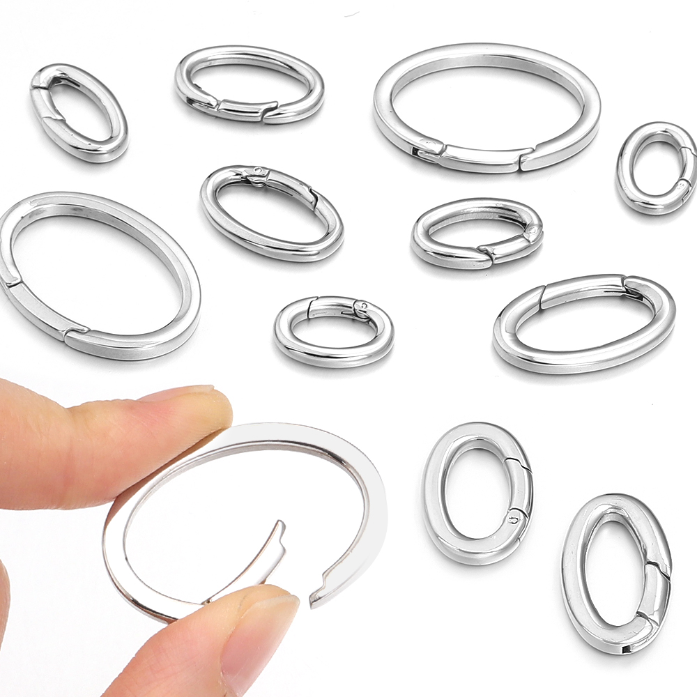 Jewelry Making A Ring - 1pc Stainless Steel Spring Clasps Jump