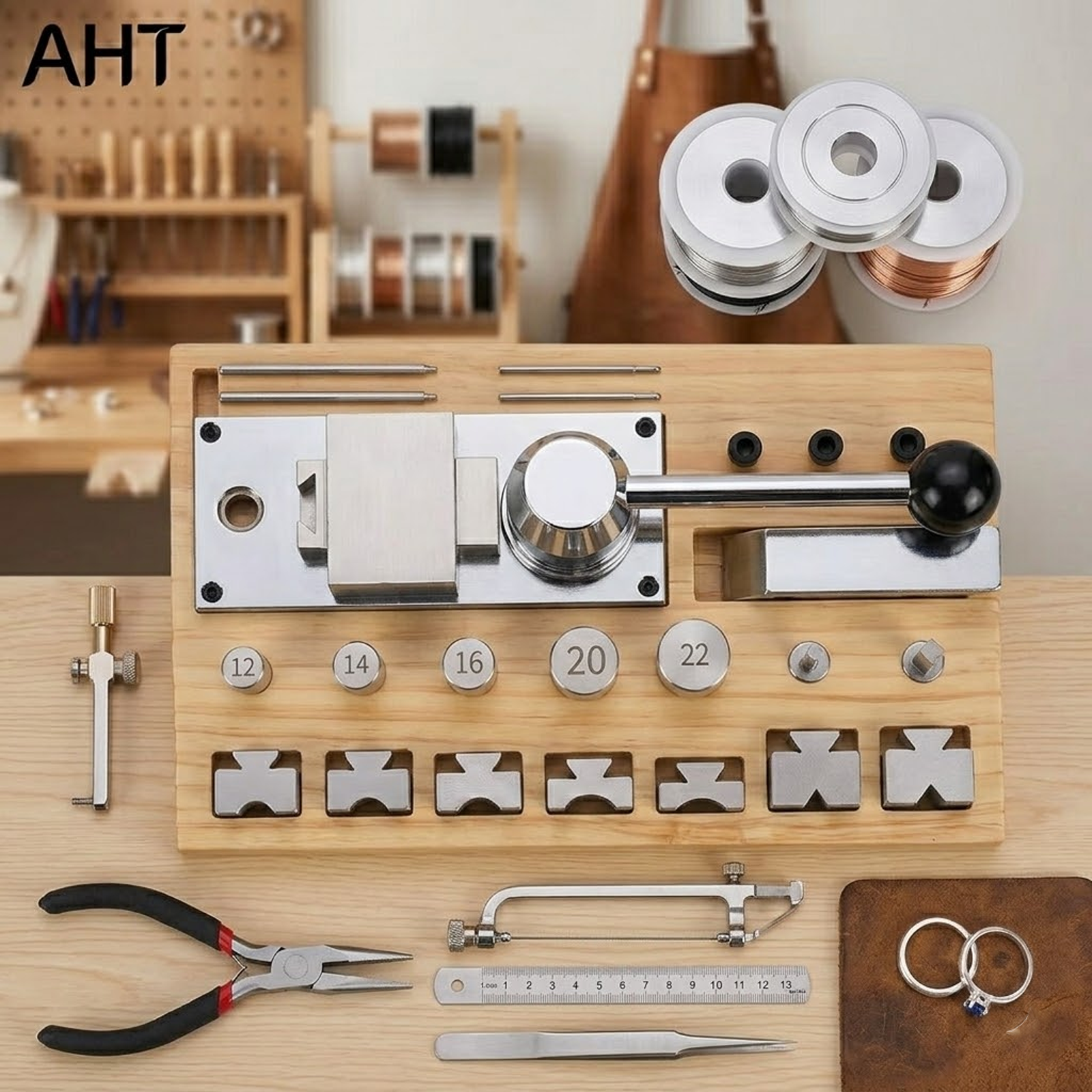 Jewelry Making Rotary Tool - AHT Ring Bending Tool Set Professional