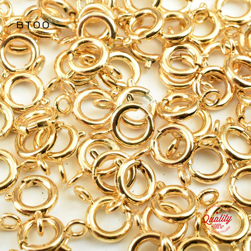 Jewelry Making A Ring - 14K Gold Filled Spring Ring Clasps