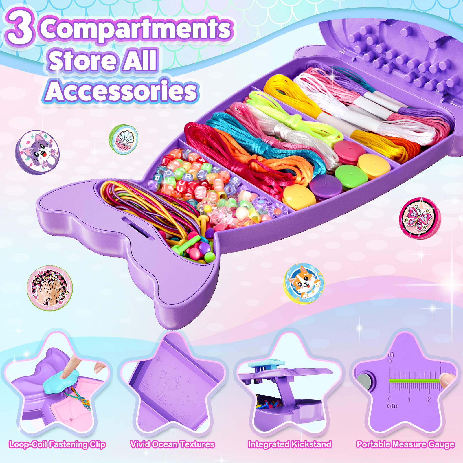 Jewelry Making Ideas With Beads - Friendship Bracelet Making Kit, Children's Jewelry
