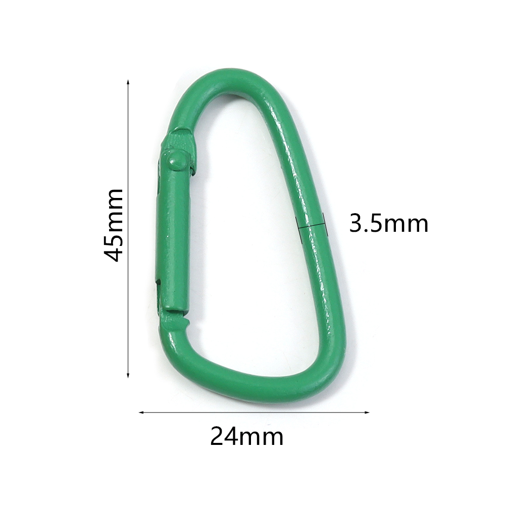 10pcs Colorful Carabiner Clip  - مراجعة Jewelry Making A Ring وسعره