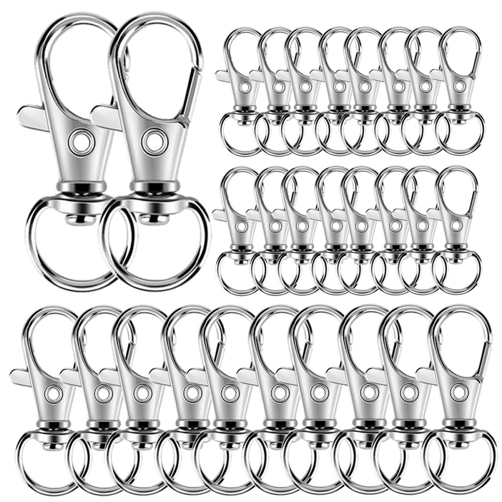 25-200Pcs Metal Swivel Snap Ho - مراجعة Jewelry Making A Ring وسعره