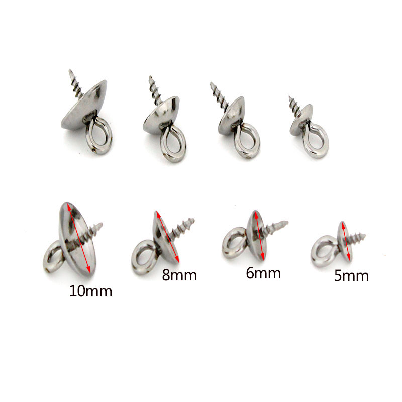 20Pcs Stainless Steel Clasps H - مراجعة Jewelry Making Eye Pins وسعره