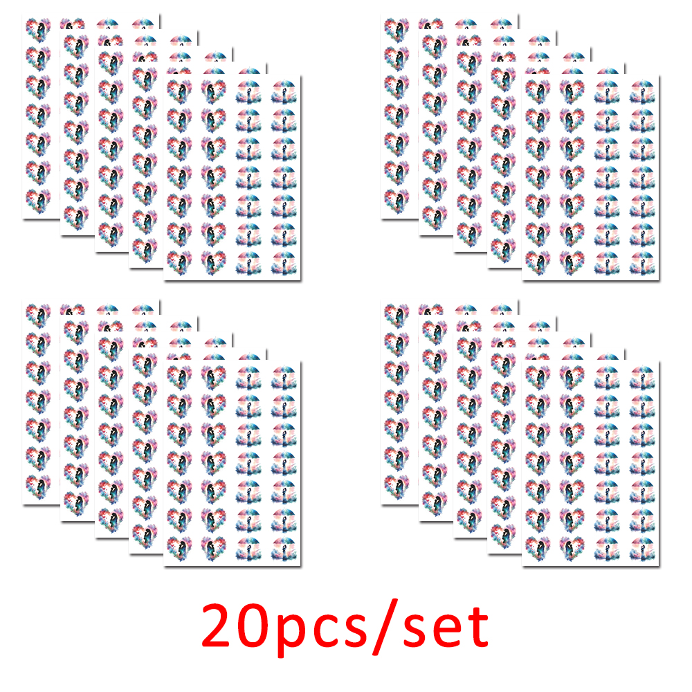 20pcs/set Heart Mother's Day P - مراجعة Jewelry Making Set وسعره