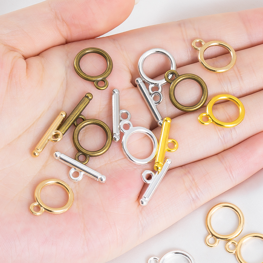 10Sets/lot Metal OT Clasps Con - مراجعة Jewelry Making Supplies وسعره