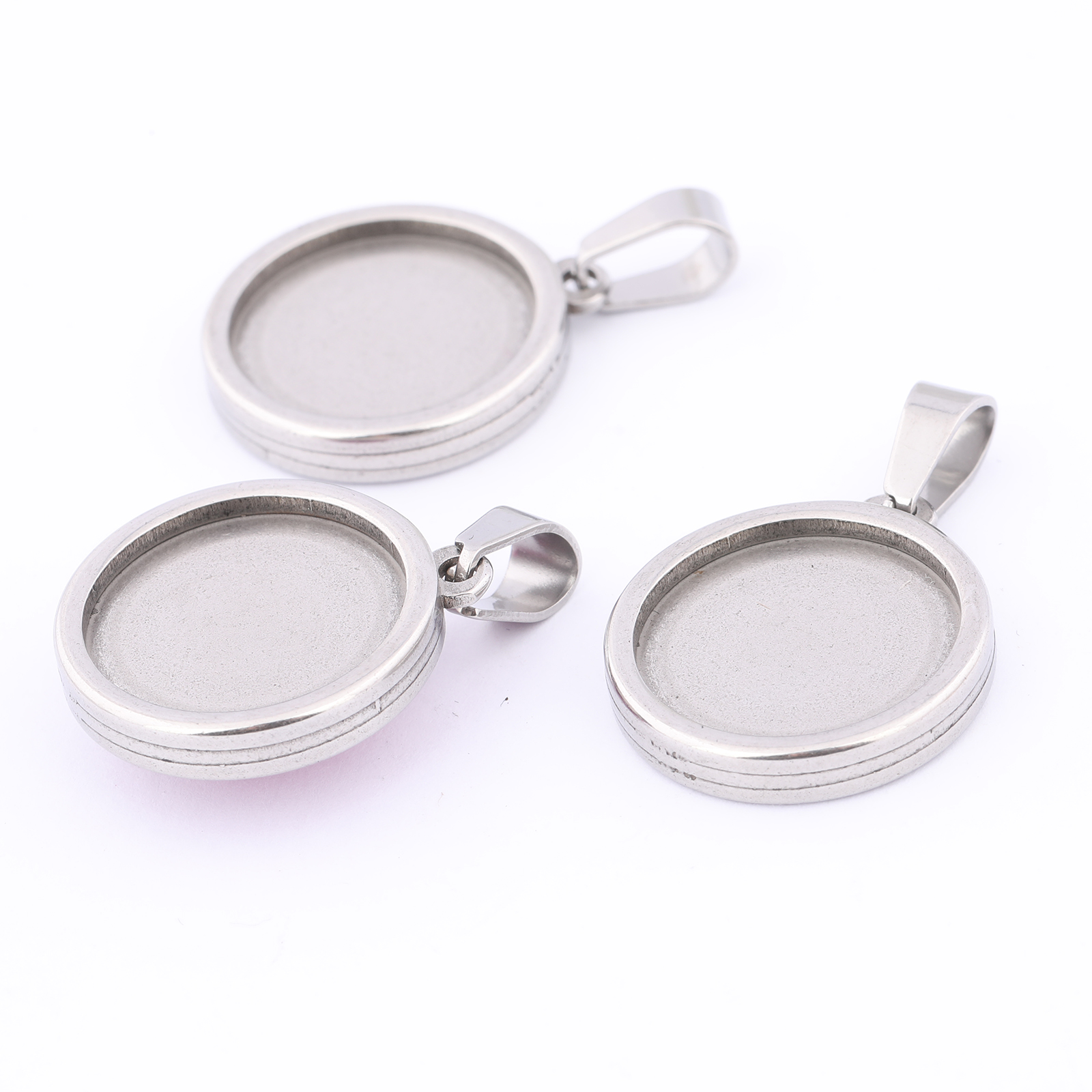 5pcs Stainless Steel Gold Plat - مراجعة Pendant Blank Bezel وسعره