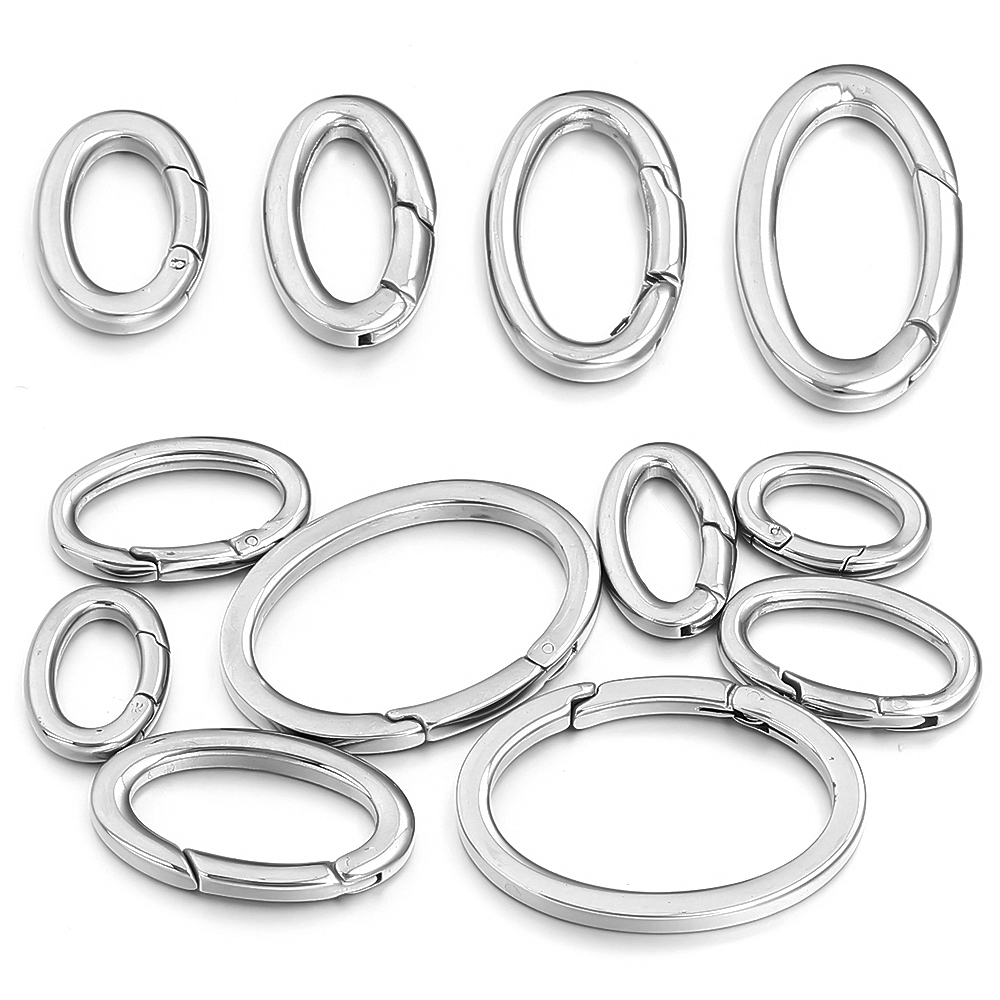 1pc Stainless Steel Spring Cla - مراجعة Jewelry Making A Ring وسعره