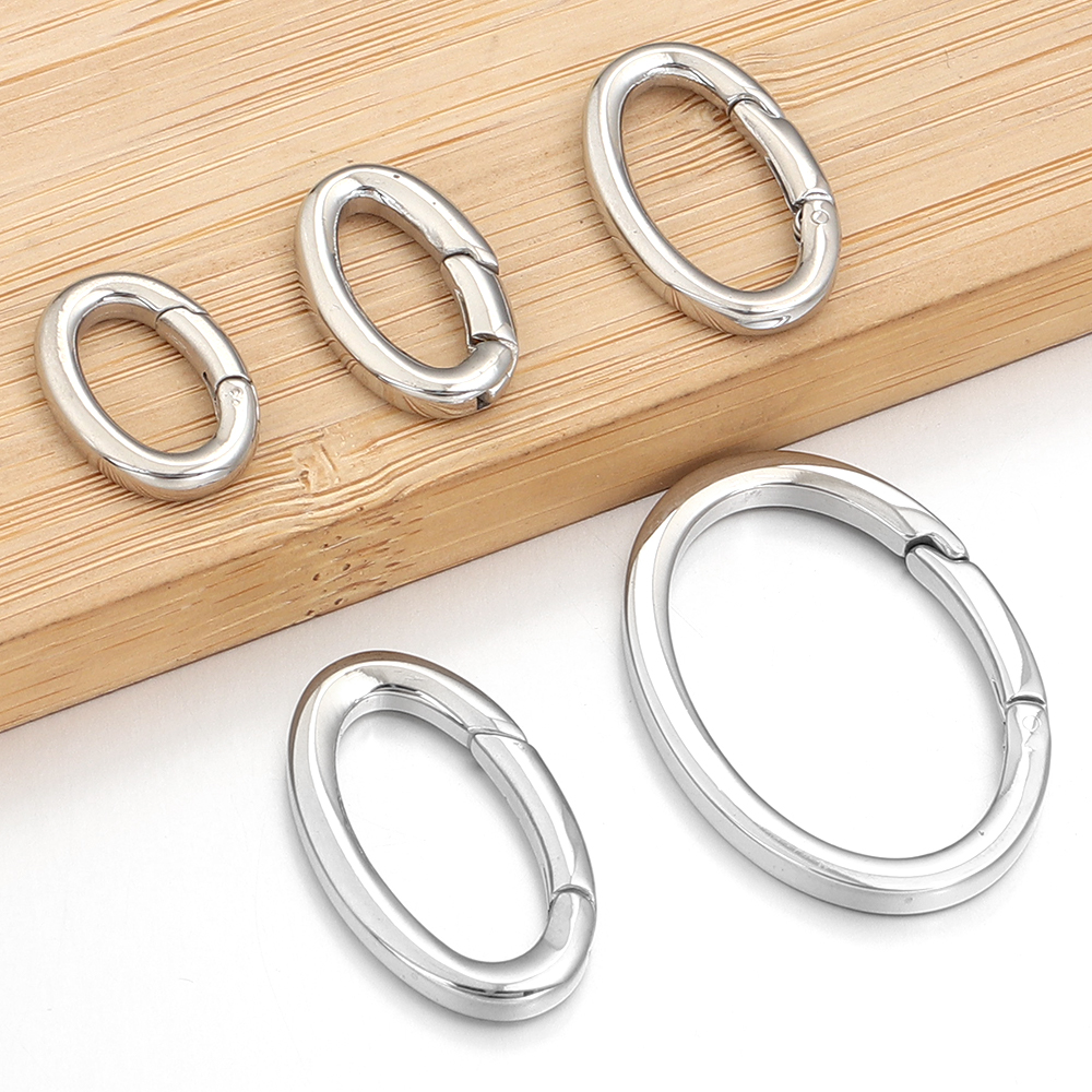 1pc Stainless Steel Spring Cla - مراجعة Jewelry Making A Ring وسعره