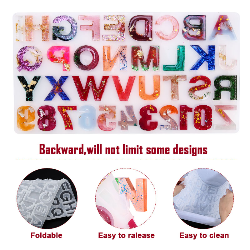 Alphabet Epoxy Resin Mold Kit  - مراجعة Jewelry Making Online وسعره