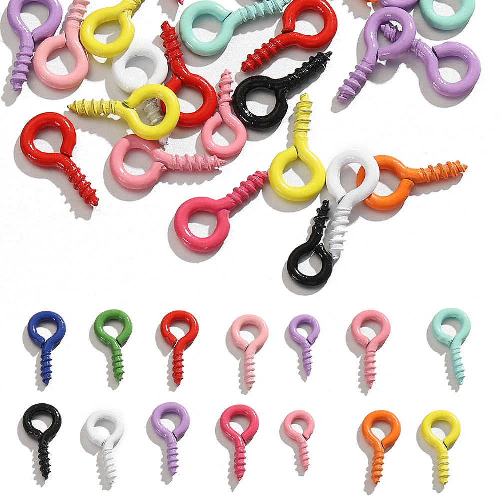 100pcs Color Small Spiral Shee - مراجعة Jewelry Making Materials Wholesale وسعره