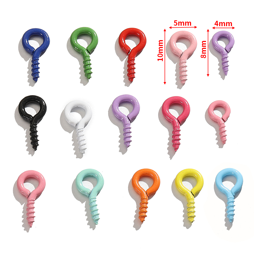 100pcs Color Small Spiral Shee - مراجعة Jewelry Making Materials Wholesale وسعره