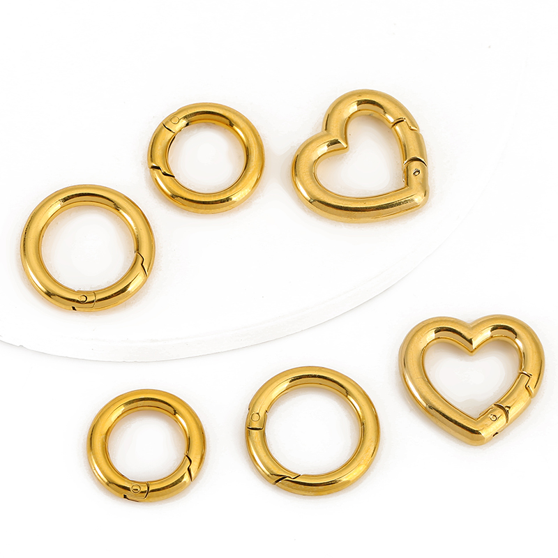 2pcs Stainless Steel Clasps He - مراجعة Jewelry Making A Ring وسعره