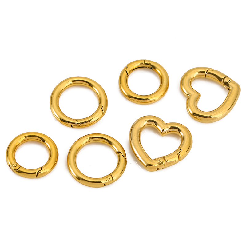 2pcs Stainless Steel Clasps He - مراجعة Jewelry Making A Ring وسعره