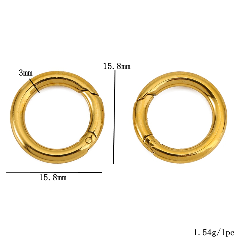 2pcs Stainless Steel Clasps He - مراجعة Jewelry Making A Ring وسعره