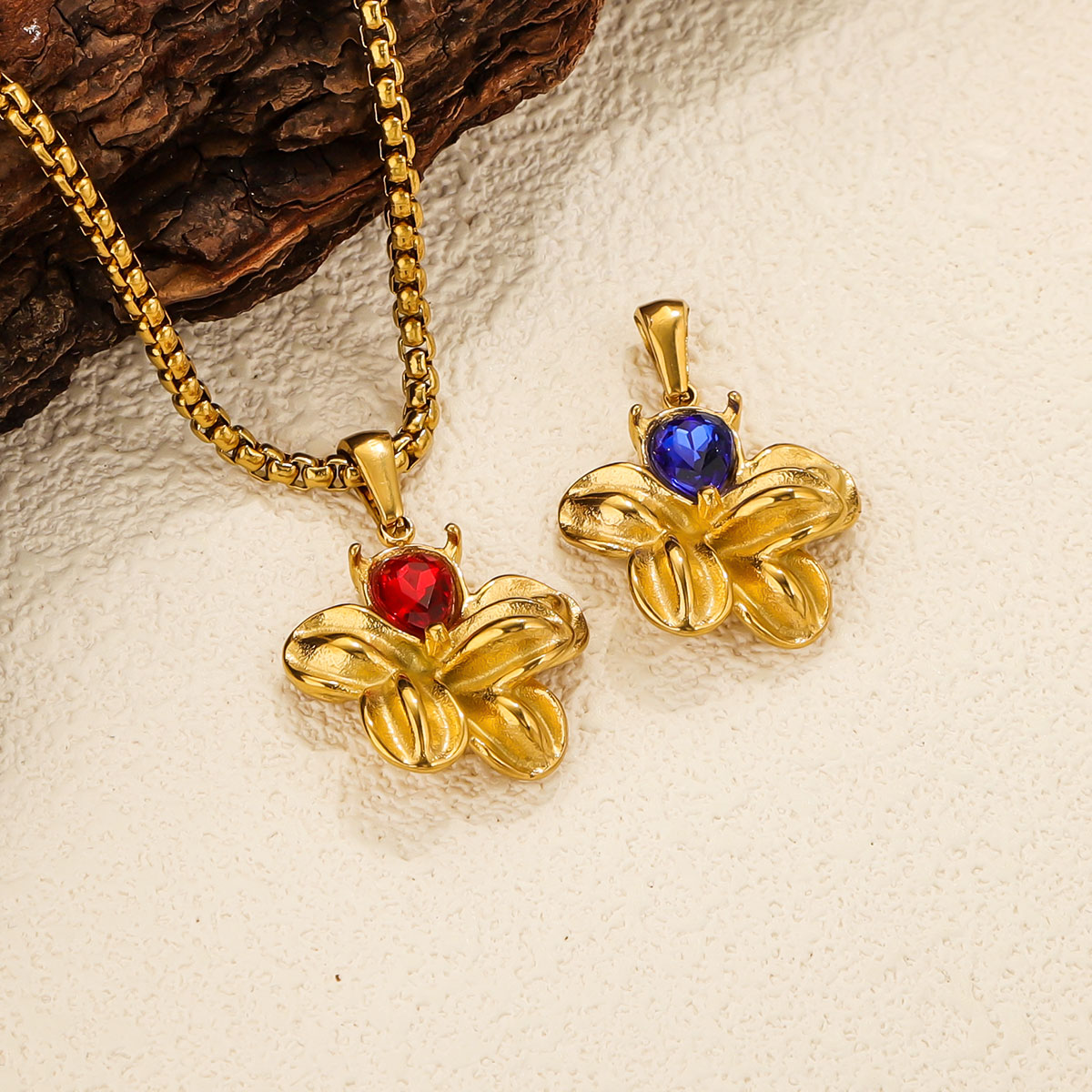 2PCS Stainless Steel Charm Flo - مراجعة Jewelry Making Materials Wholesale وسعره