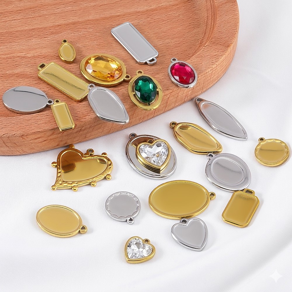 5pcs 1pcs No Fade Stainless Ir - مراجعة Pendant Blank Bezel وسعره