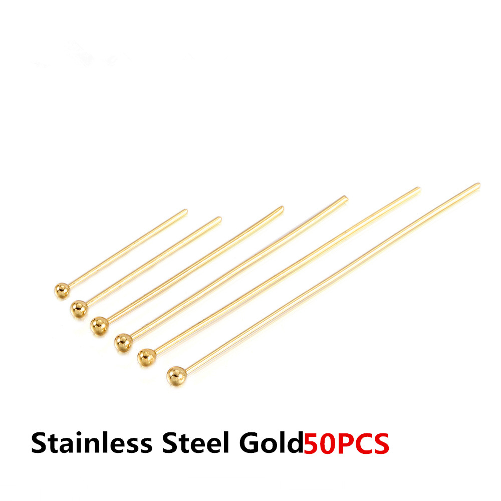 50-100pcs Stainless Steel Head - مراجعة Jewelry Making Rivets وسعره