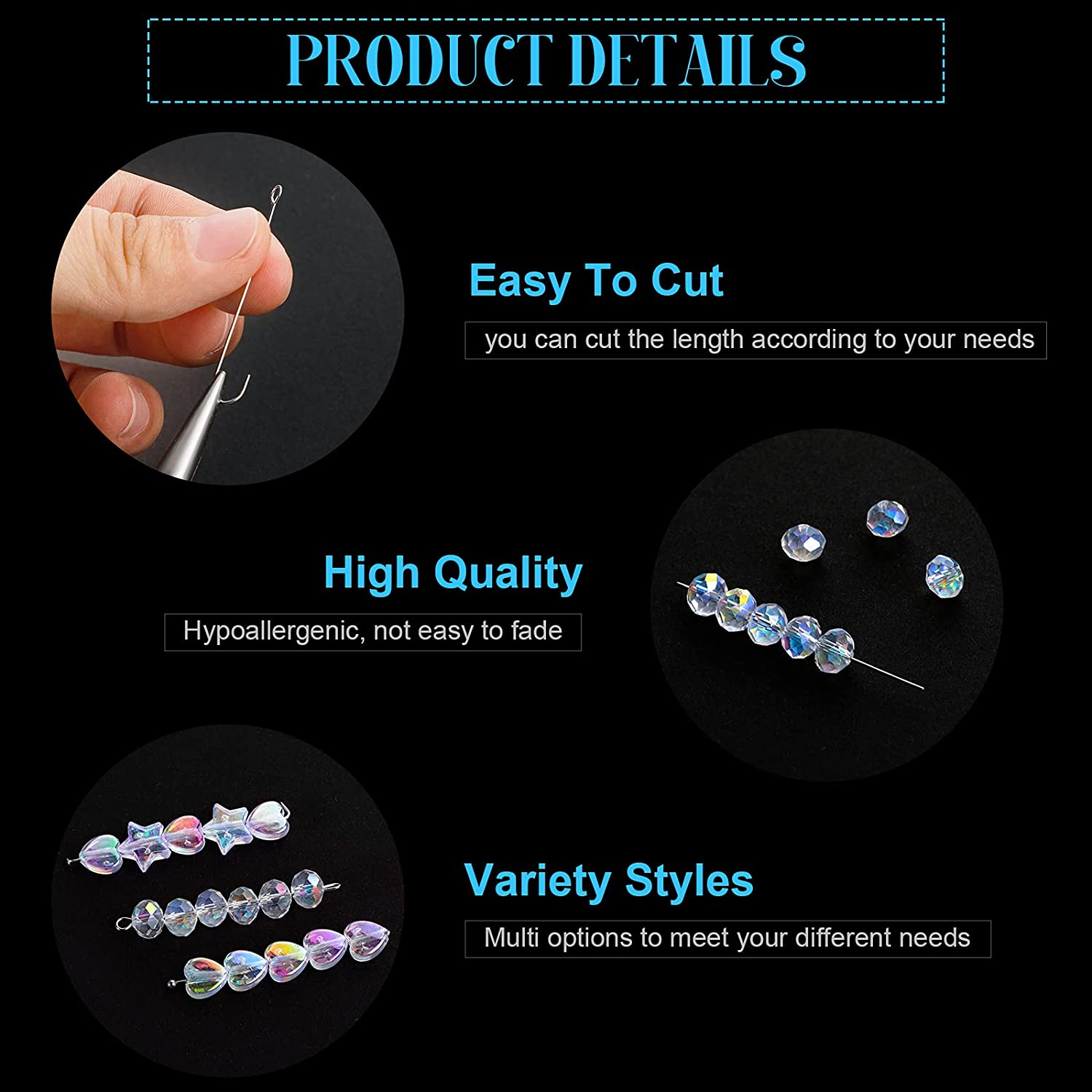 50-100pcs Stainless Steel Head - مراجعة Jewelry Making Rivets وسعره