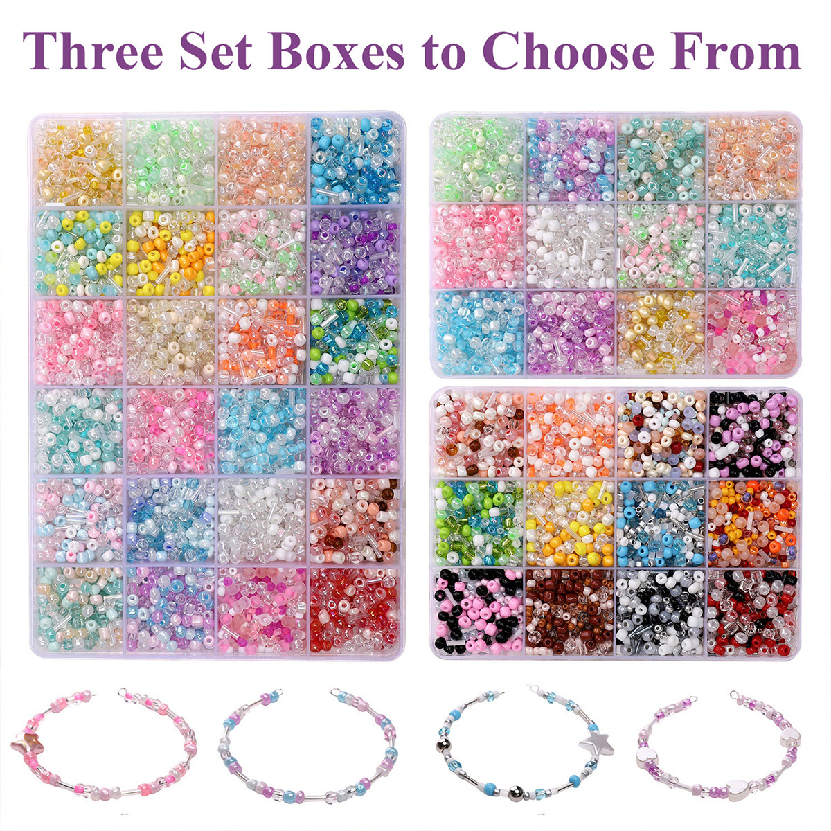 24 Grid Mixed Size Glass Seed  - مراجعة Jewelry Making Online وسعره