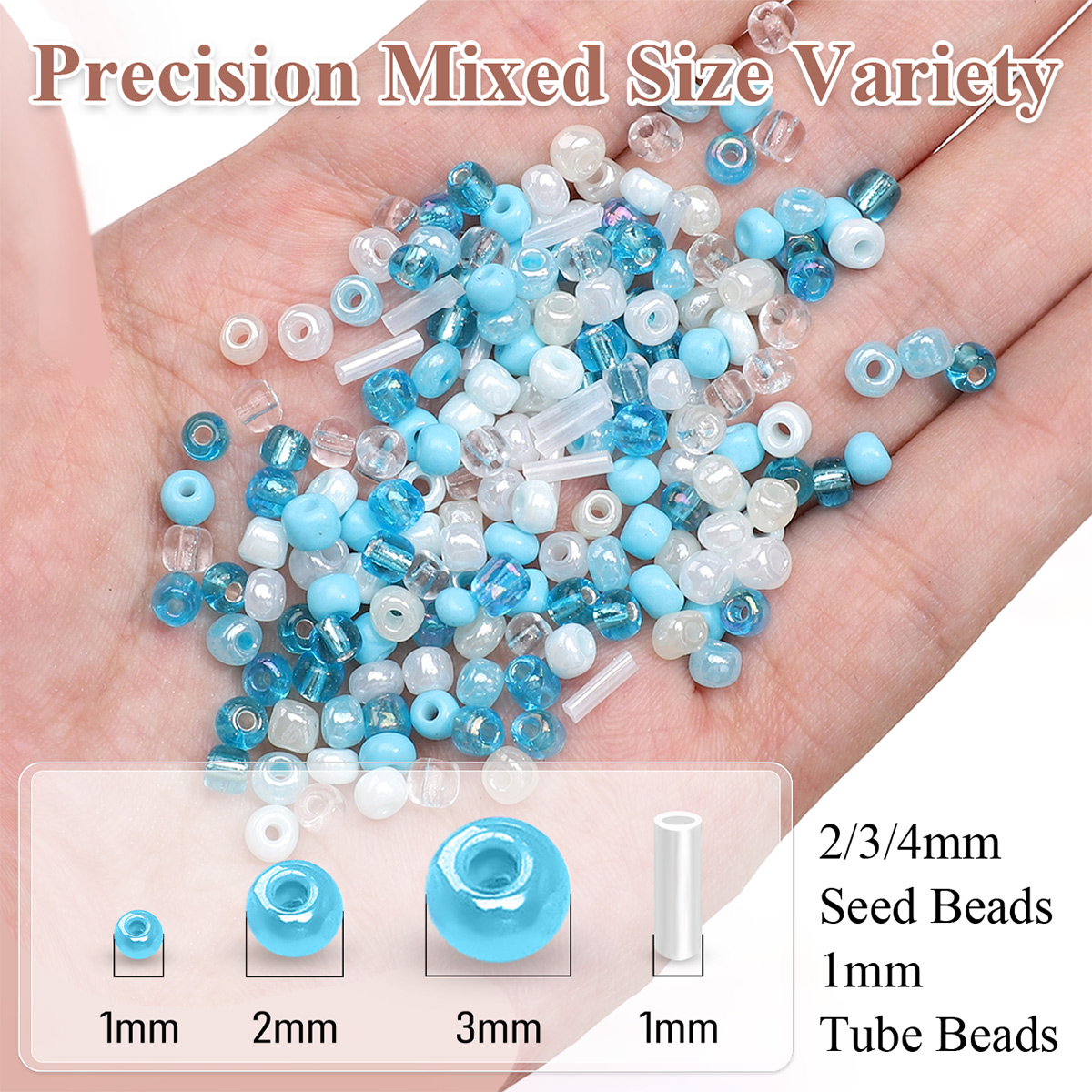 24 Grid Mixed Size Glass Seed  - مراجعة Jewelry Making Online وسعره