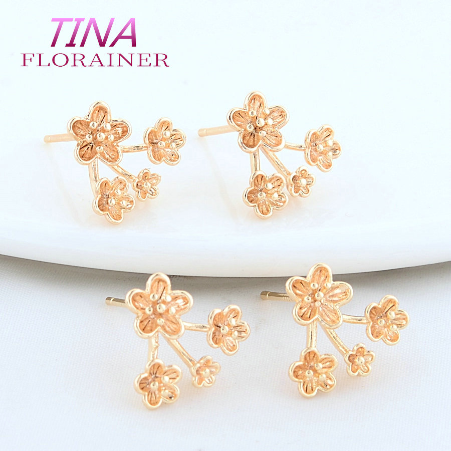 13*14MM 18K Gold Color Plated  - مراجعة Jewelry Making Set وسعره