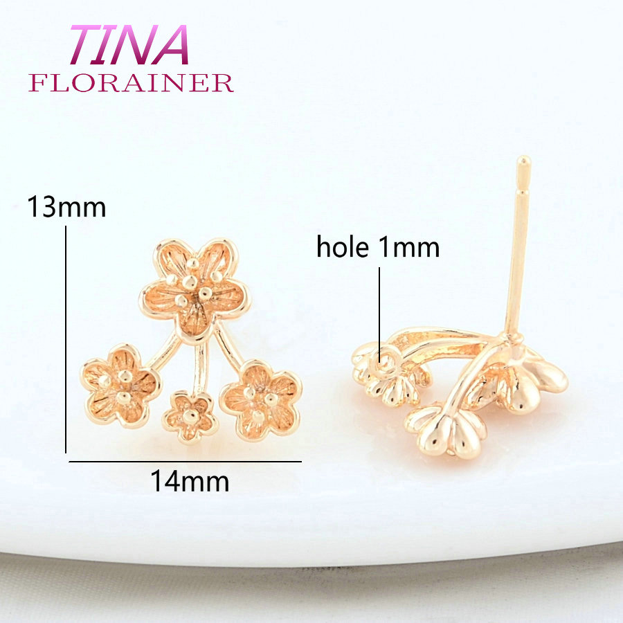 13*14MM 18K Gold Color Plated  - مراجعة Jewelry Making Set وسعره