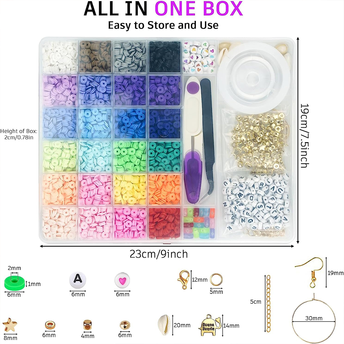 6000 Pcs 24 Colors Flat Round  - مراجعة Jewelry Making Online وسعره