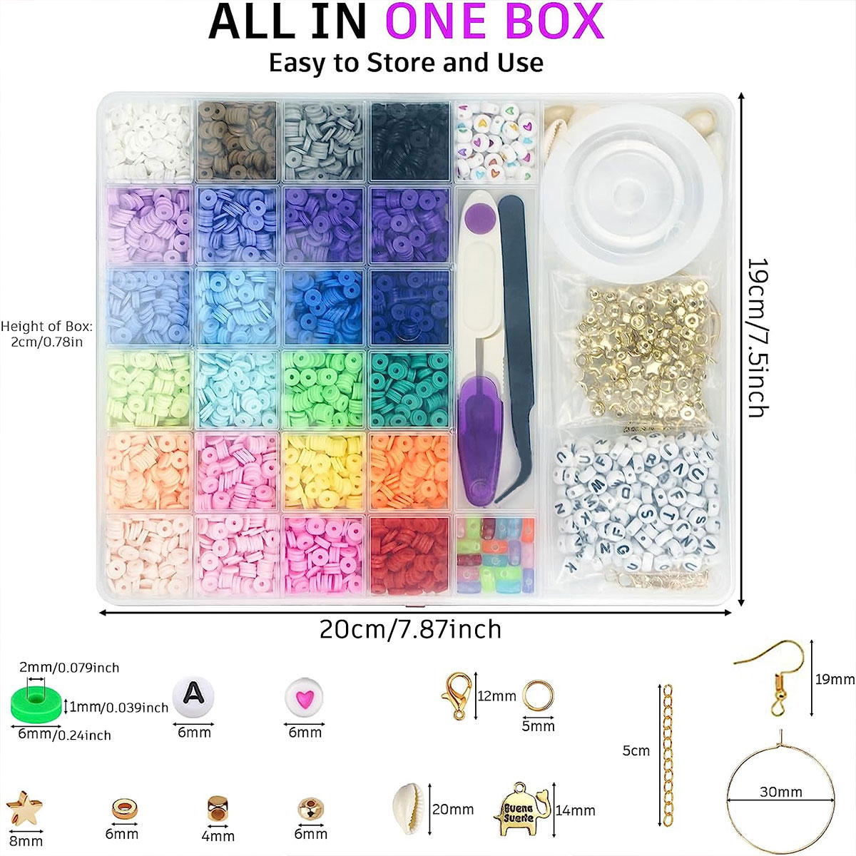 6000 Pcs 24 Colors Flat Round  - مراجعة Jewelry Making Online وسعره