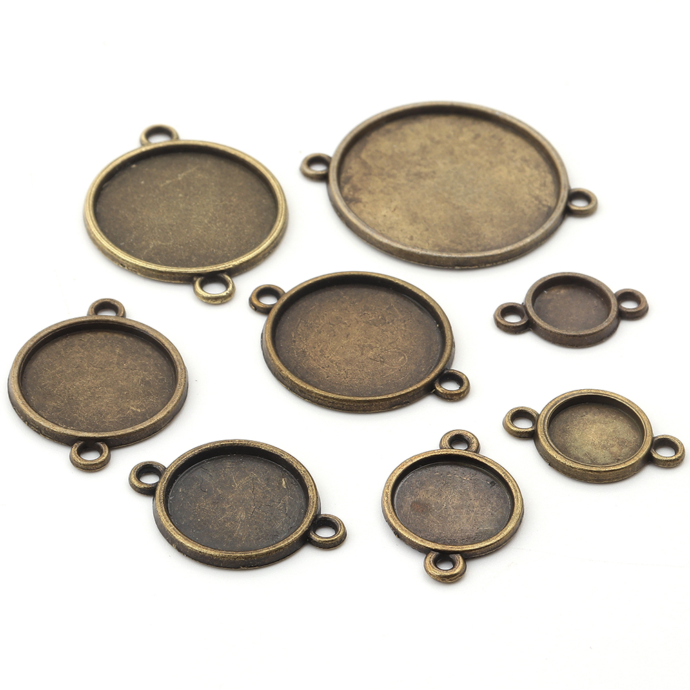 10pcs 8/10/12/14/16/18/20/25mm - مراجعة Pendant Blank Bezel وسعره