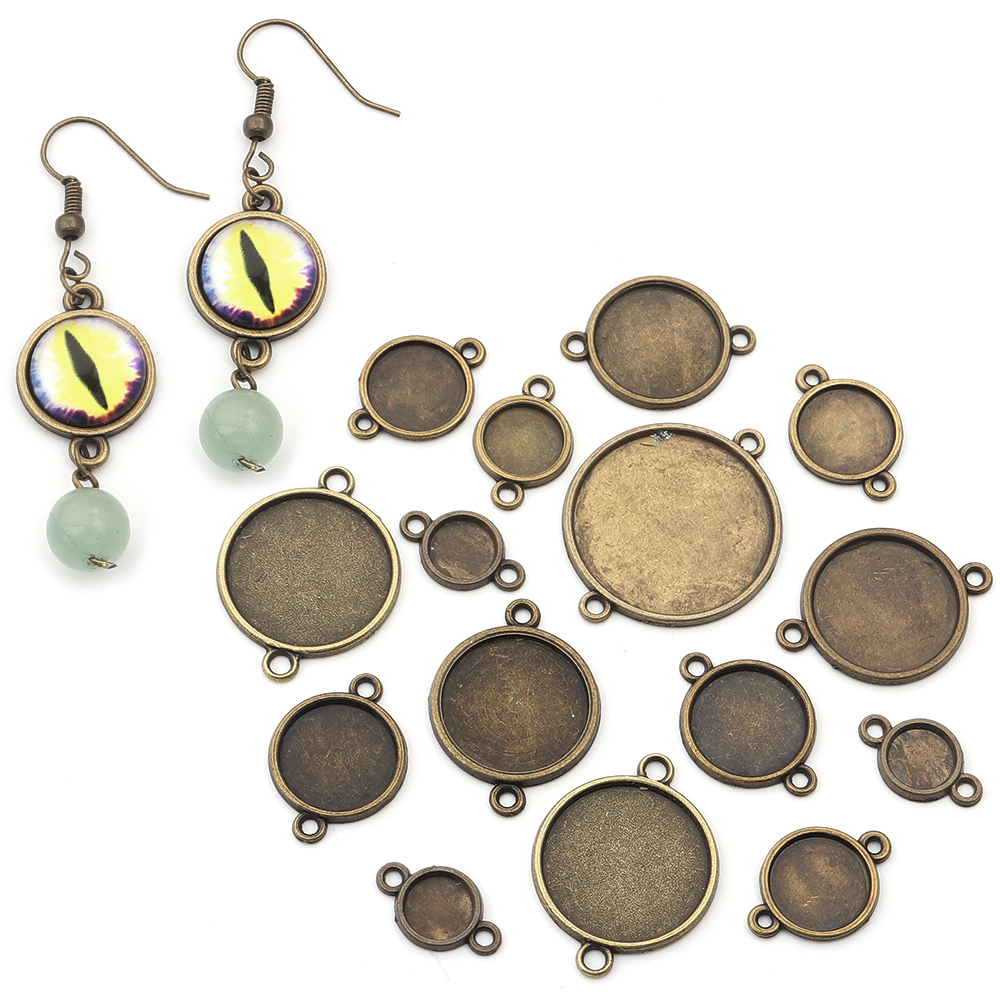 10pcs 8/10/12/14/16/18/20/25mm - مراجعة Pendant Blank Bezel وسعره