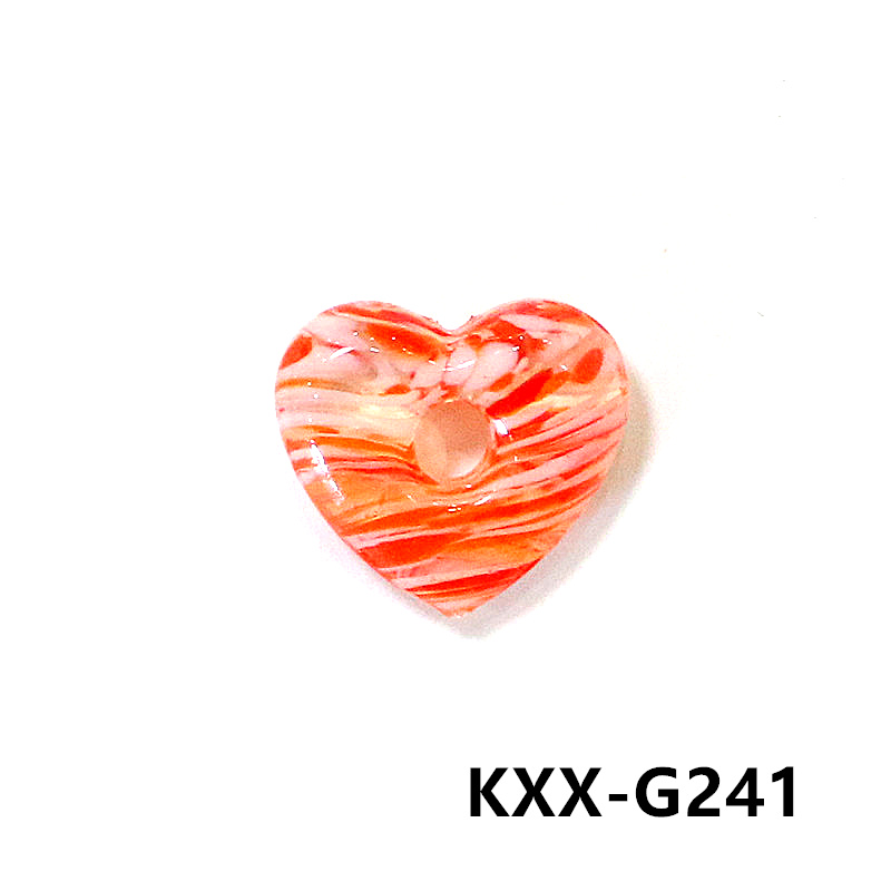 2pcs Mini Hollow Heart Glass B - مراجعة Jewelry Making Ideas With Beads وسعره