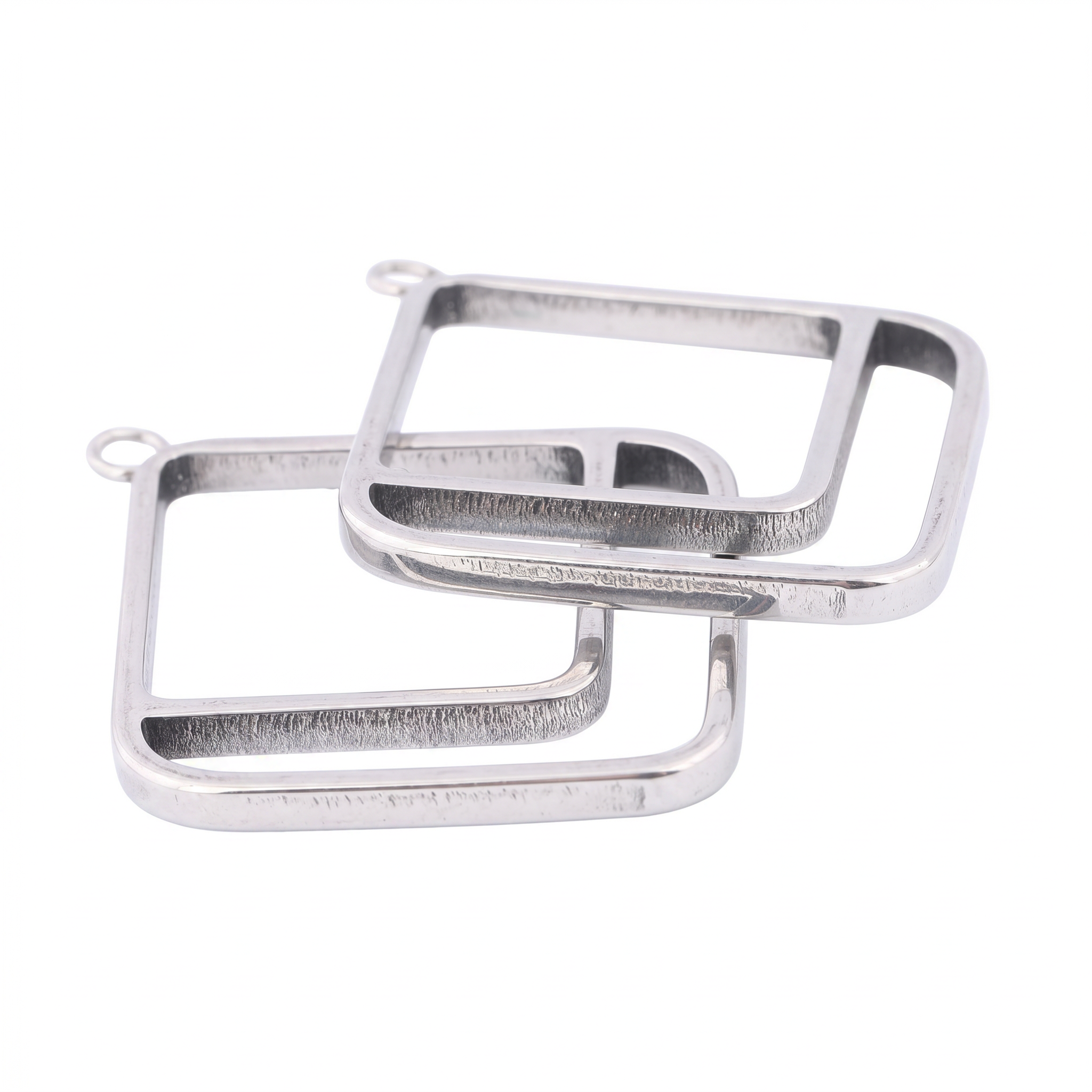 10pcs Square Triangle 3mm Thic - مراجعة Pendant Blank Bezel وسعره