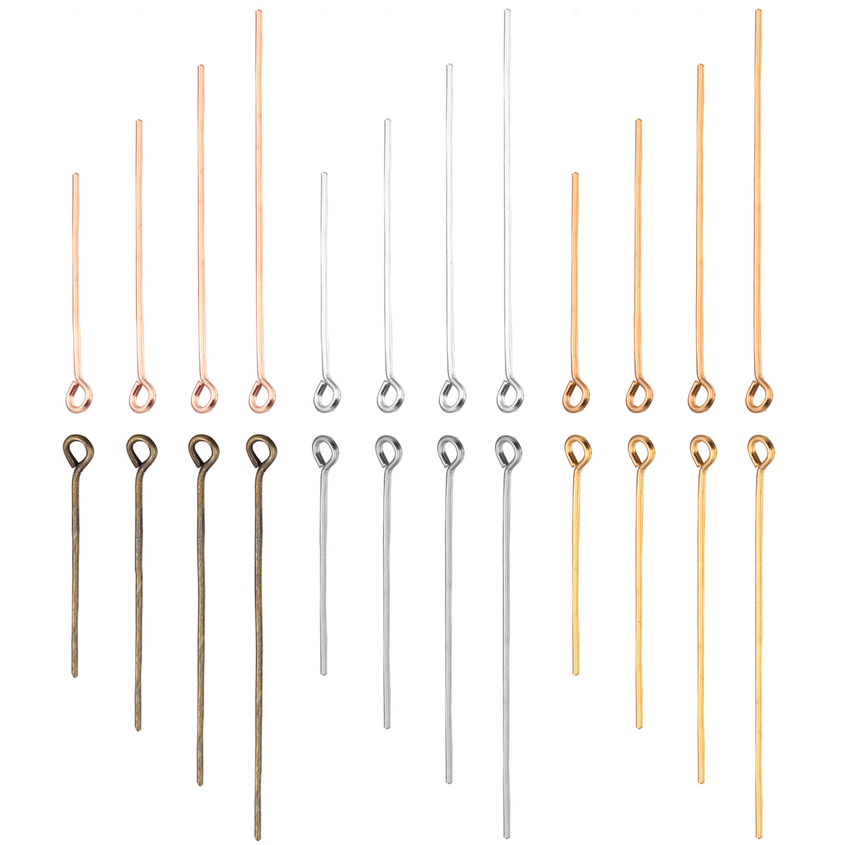 200pcs/Lot 20/26/30/35/40/45/5 - مراجعة Jewelry Making Rivets وسعره