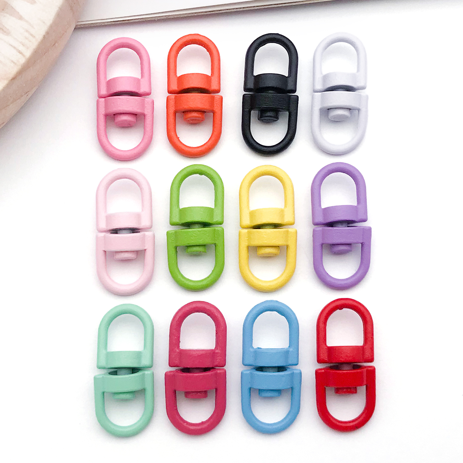 20pcs Metal Rotate Buckle Key  - مراجعة Jewelry Making A Ring وسعره