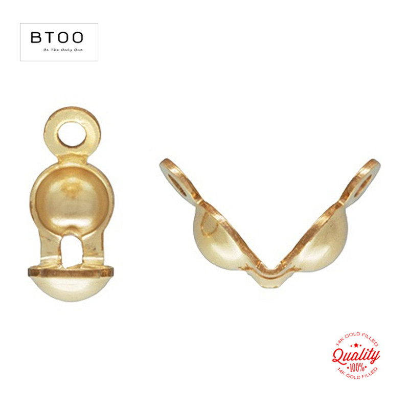 14K Gold Filled Clamshell Bead - مراجعة Jewelry Making Materials Wholesale وسعره