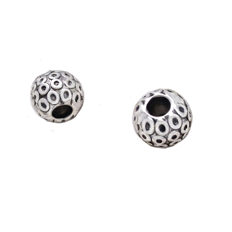 Beads 14mm DIY Large 5mm Hole  - مراجعة Jewelry Making Rivets وسعره