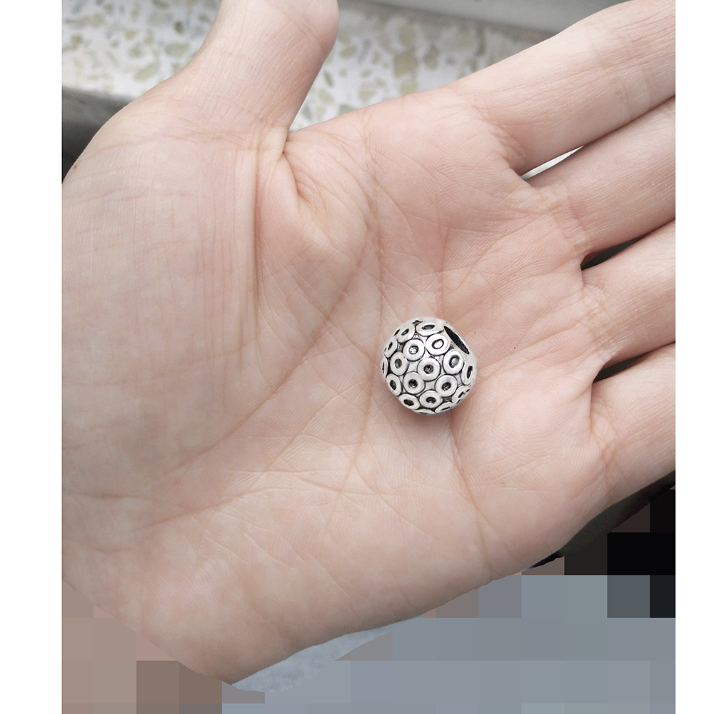 Beads 14mm DIY Large 5mm Hole  - مراجعة Jewelry Making Rivets وسعره