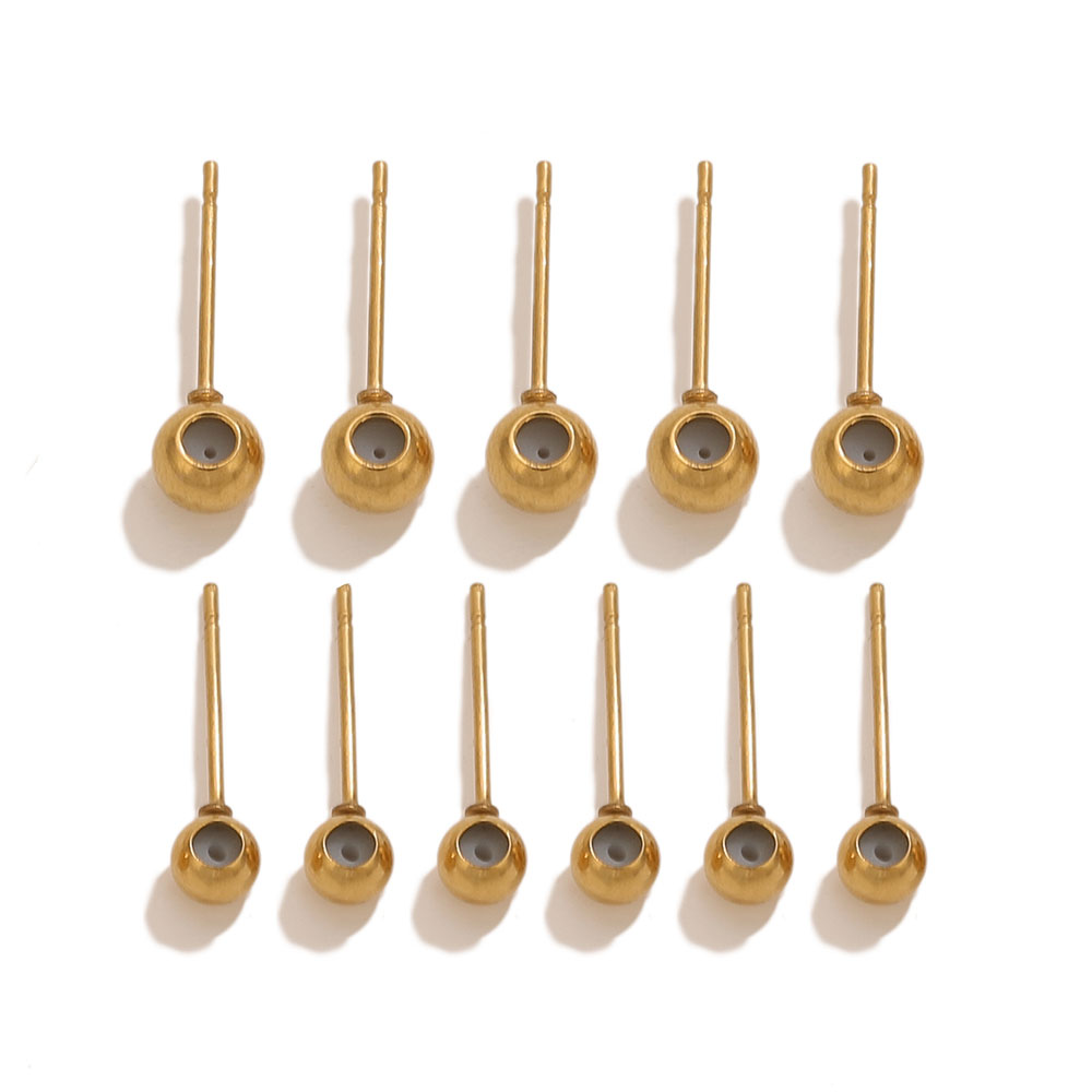 10pcs Stainless Steel Earring  - مراجعة Jewelry Making Materials Wholesale وسعره