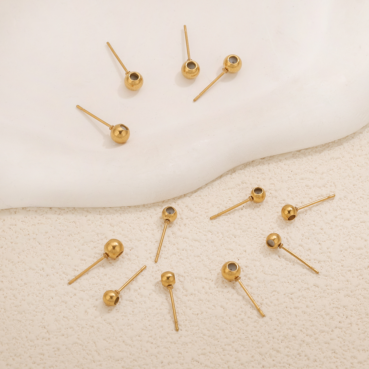 10pcs Stainless Steel Earring  - مراجعة Jewelry Making Materials Wholesale وسعره