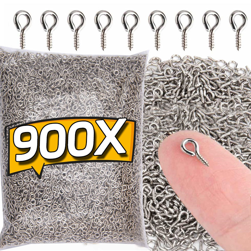 8/10mm Mini Screw Eye Pins Met - مراجعة Jewelry Making Rivets وسعره