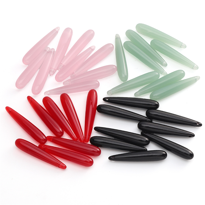 5pcs Beads Resin Teardrop Shap - مراجعة Jewelry Making Rivets وسعره