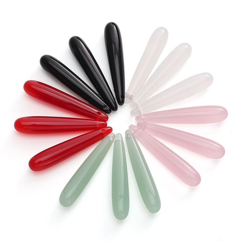 5pcs Beads Resin Teardrop Shap - مراجعة Jewelry Making Rivets وسعره