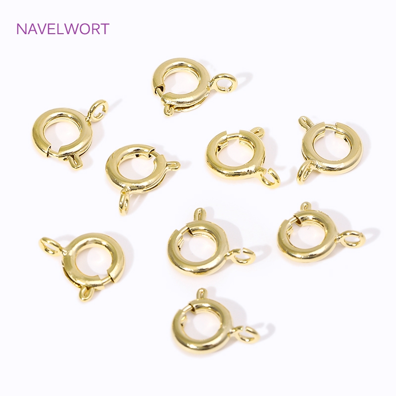 14K/18K Gold Plated Brass Spri - مراجعة Jewelry Making Supplies وسعره