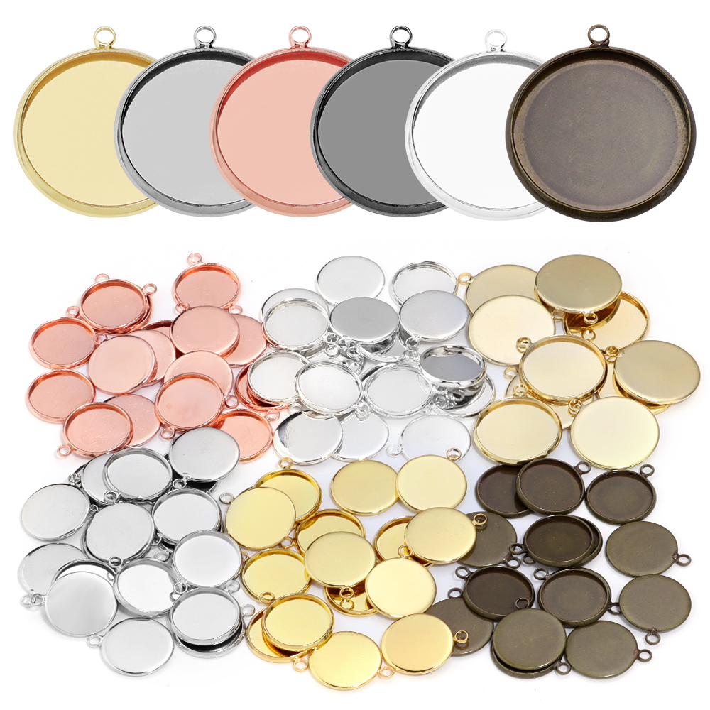 10pcs Iron Cabochon Base 8/10/ - مراجعة Pendant Blank Bezel وسعره