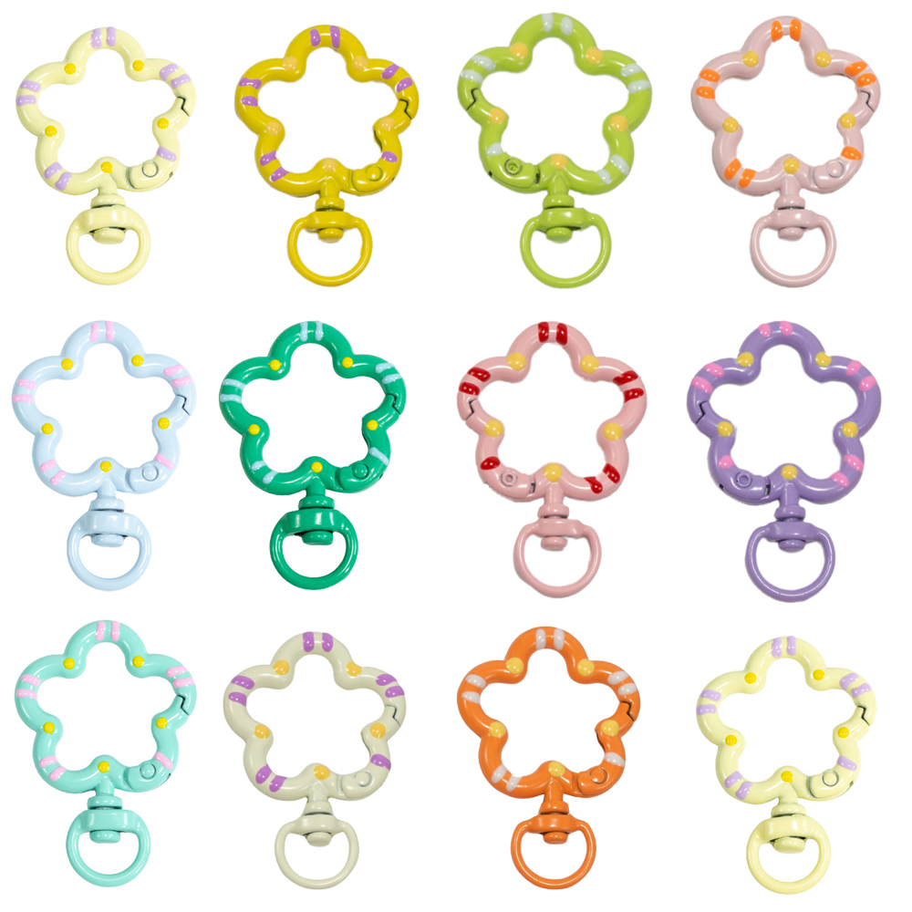 5pcs Flower Metal Lobster Claw - مراجعة Jewelry Making A Ring وسعره