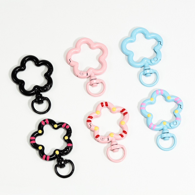 5pcs Flower Metal Lobster Claw - مراجعة Jewelry Making A Ring وسعره