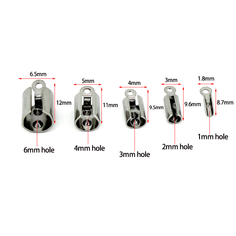 30-50pcs Stainless Steel Crimp - مراجعة Jewelry Making Supplies وسعره