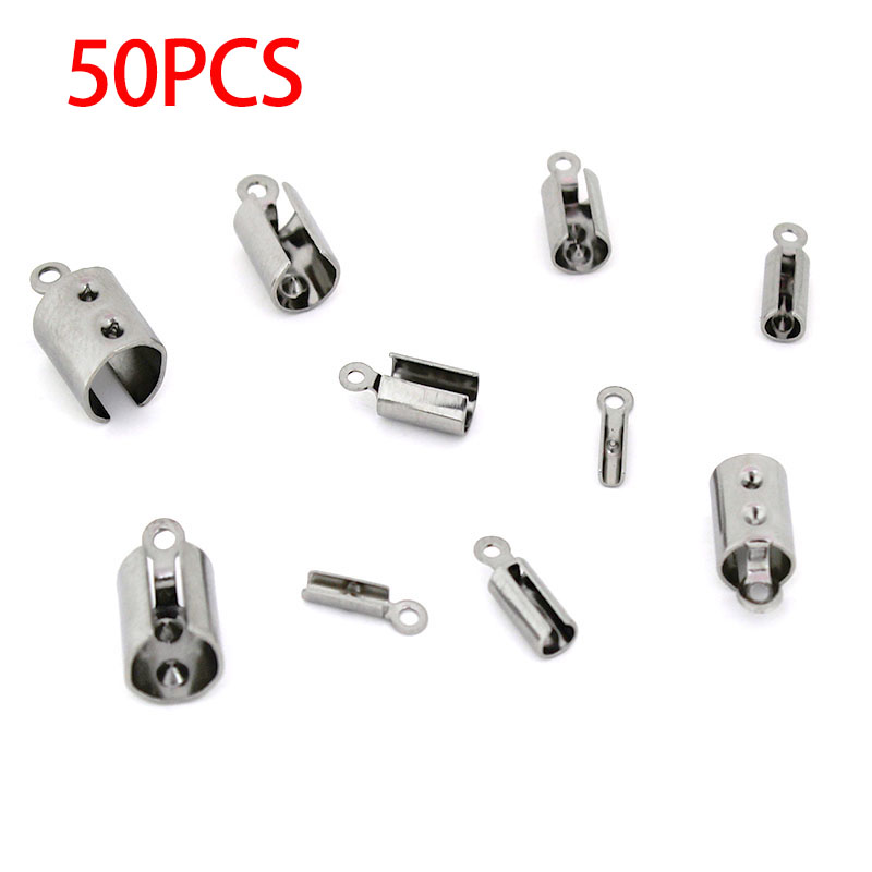 30-50pcs Stainless Steel Crimp - مراجعة Jewelry Making Supplies وسعره