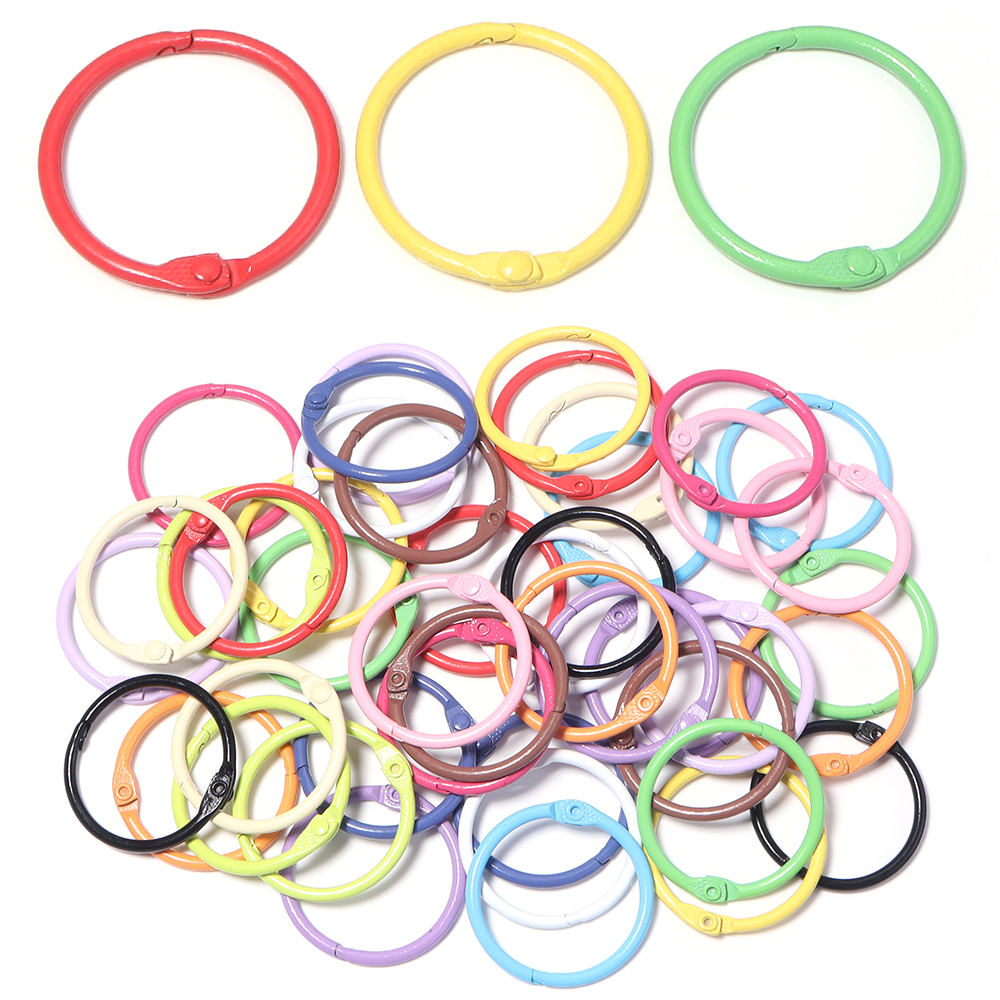 10pcs 30mm Iron Multi Color En - مراجعة Jewelry Making A Ring وسعره