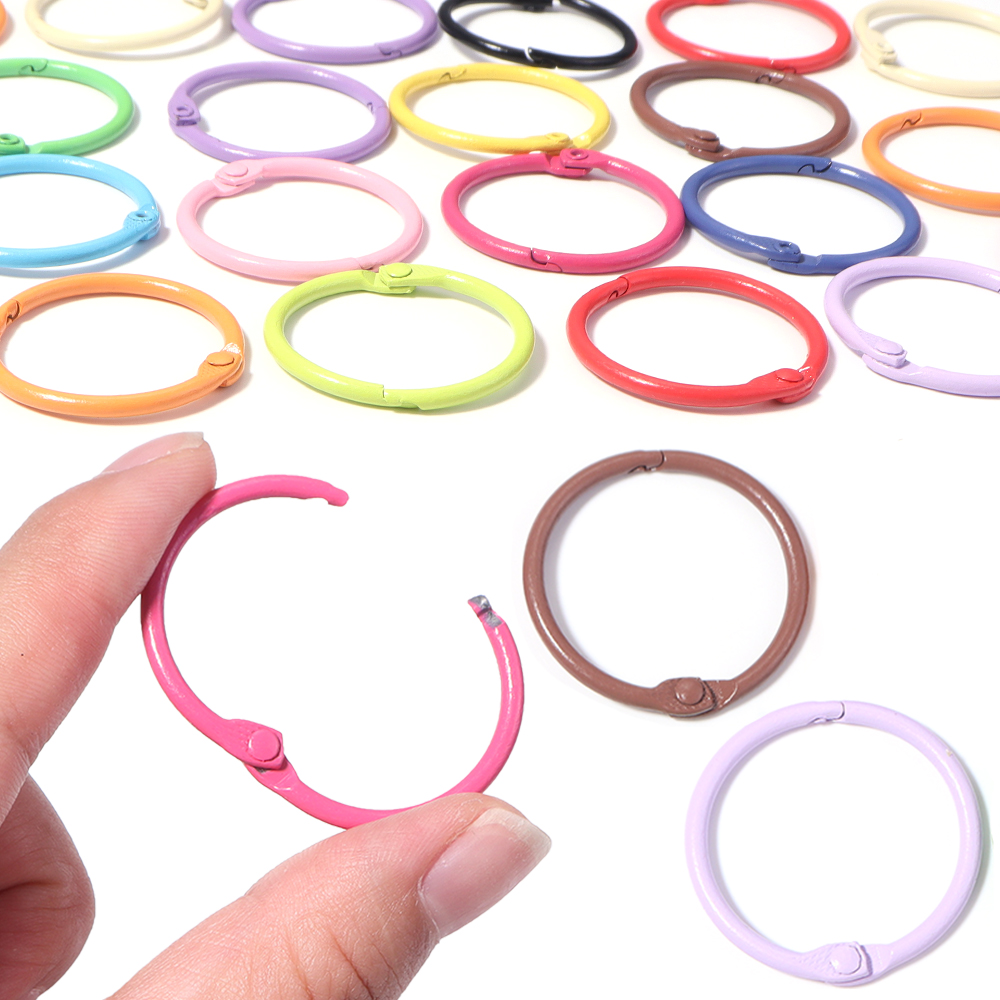 10pcs 30mm Iron Multi Color En - مراجعة Jewelry Making A Ring وسعره